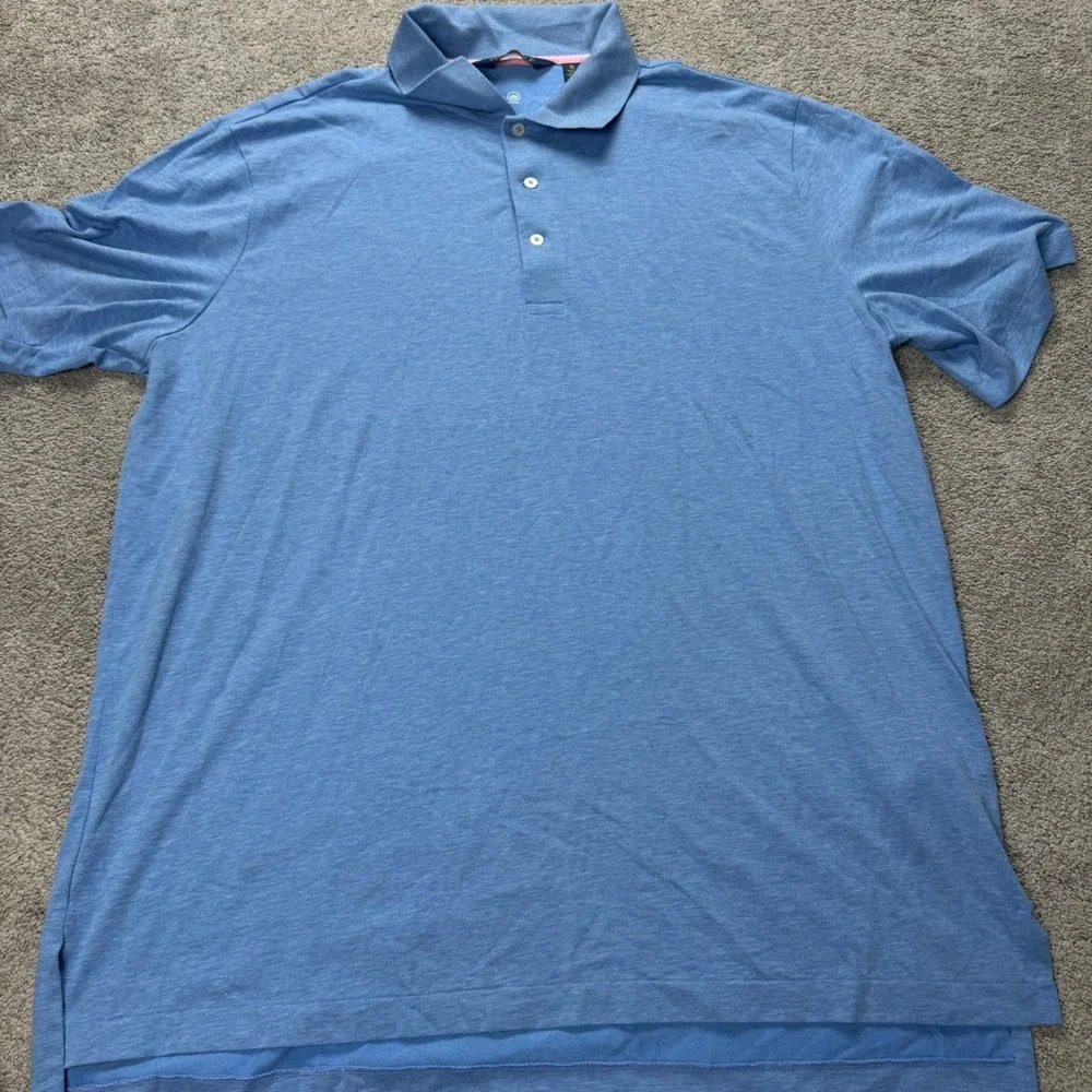 Polo Ralph Lauren Golf Men's XL Short Sleeve Blue Cotton Polo